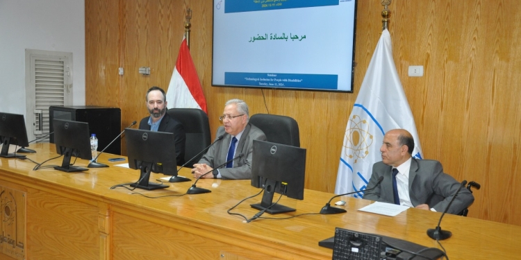 قنديل: نسعى لتعزيز دعم ودمج ذوى الإعاقة بجامعة حلوان