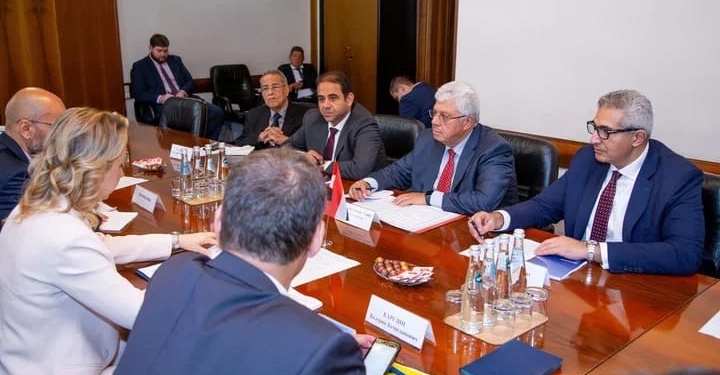 عاشور يبحث مع نائب مدير مؤسسة “الروس آتوم” الروسية تدريب المتخصصين في الطاقة النووية