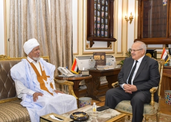  الخشت يستقبل رئيس منتدى علماء أفريقيا ورئيس التجمع الثقافى الإسلامى بموريتانيا