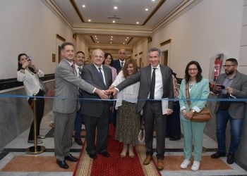 الخشت والسفير الفرنسي يفتتحان المكتب الوطني للوكالة الفرانكفونية بجامعة القاهرة الدولية