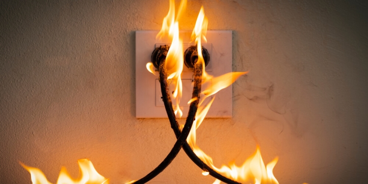 حريق بكلية الطب جامعة أسيوط