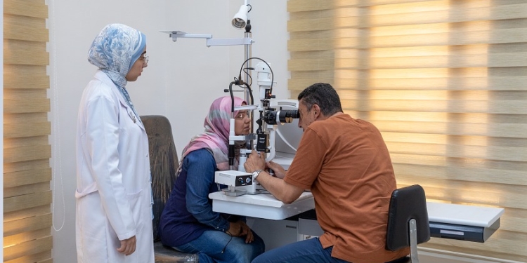 تدريب طلاب المرحلة الاكلينيكية بعيادات كلية الطب جامعة الملك سلمان الدولية