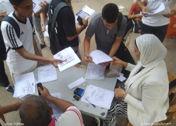 بدء اختبارات القدرات لطلاب الثانوية العامة المتقدمين لكلية التربية الرياضية للبنين