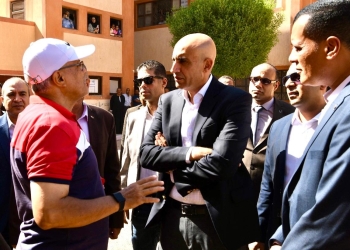 وزيرالتعليم يصل قنا ويتفقد مدرسة ناصر الابتدائية والسيدة زينب الثانوية