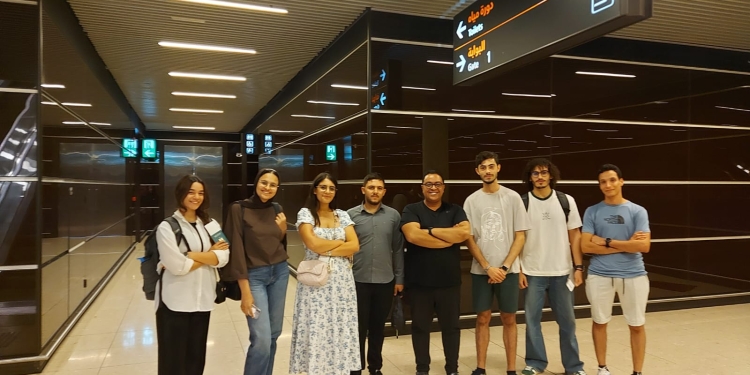 وصول الوفود المشاركة في برنامج إعداد قادة الذكاء الاصطناعي وحرب المعلومات