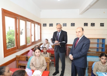 وزير التربية والتعليم يتفقد مدارس حدائق القبة بالقاهرة