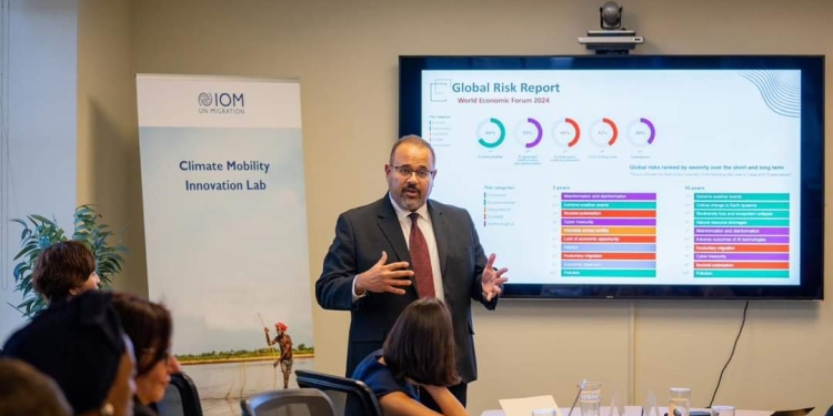 د. العسكري يشارك في وضع معايير النزوح والهجرة مع منظمة الهجرة الدولية