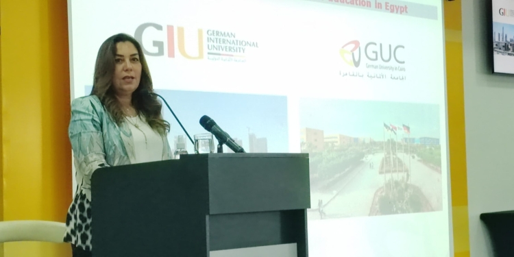 وزيرة التنمية المحلية: الجامعة الألمانية منبر للإبداع وتحولت لمؤسسة عالمية