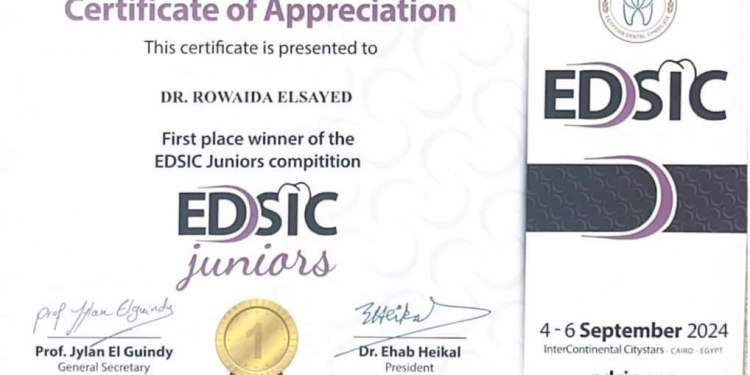 فوز طلاب  بطب أسنان الملك سلمان بالمركز الأول في المؤتمر الدولي لنقابة أطباء الأسنان