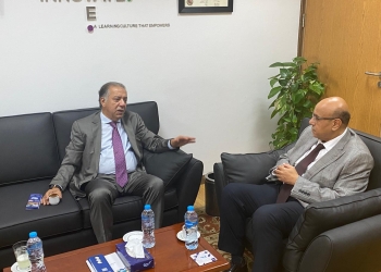 رئيس جامعة النيل يستقبل رئيس لجنة الشؤون الإفريقية بمجلس النواب