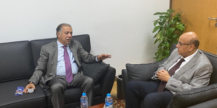 رئيس جامعة النيل يستقبل رئيس لجنة الشؤون الإفريقية بمجلس النواب