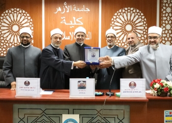 رئيس جامعة الأزهر يشارك في احتفالية تكريم رئيس جامعة نور مبارك بكازاخستان ويشيد بعطاء كلية الدعوة الإسلامية وعلمائها