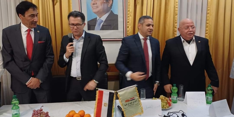 احتفال الجالية المصرية في النمسا بانتصارات اكتوبر المجيدة