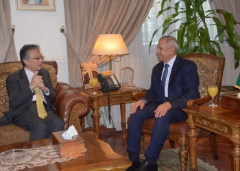 رئس الأكاديمية يستقبل سفير اليابان