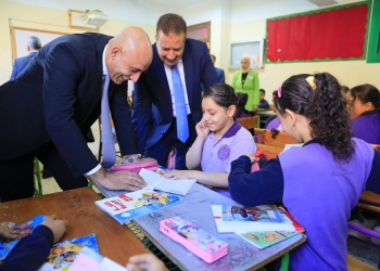 حوار وزير التربية والتعليم مع طالبات مدارس بالمنوفية عن وظائف المستقبل