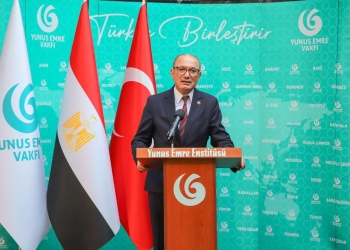 السفير التركي بالقاهرة : نأمل أن يتم زيادة عدد منح الماجستير والبحث الجامعي والدكتوراه للطلاب المصريين إلى 500 ‏منحة