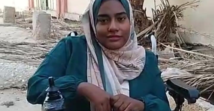 جامعة جنوب الوادي تدعم الطالبة وفاء محمد من ذوي الهمم