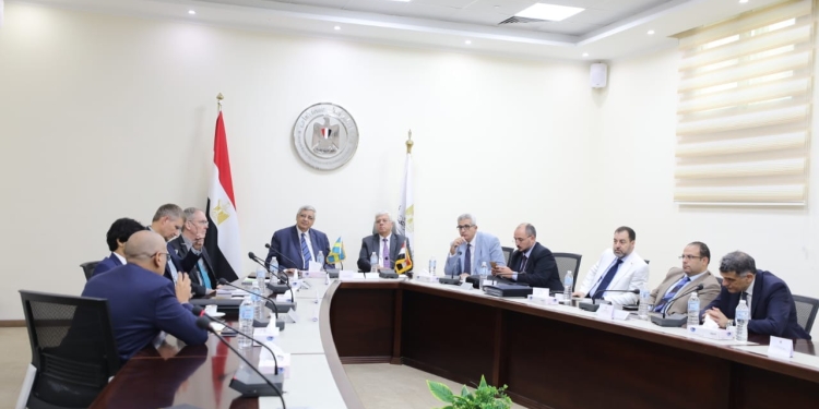 لقاء مصري سويدي بوزارة التعليم العالي لبحث التعاون المشترك