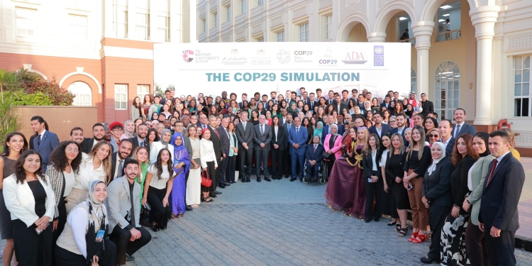 بمشاركة 150 طالبًا حول العالم..الجامعة البريطانية تختتم النموذج الدولي لمحاكاة قمة المناخ