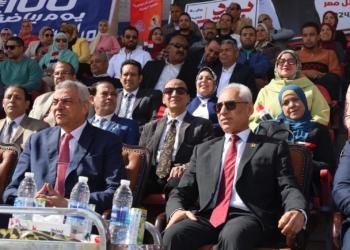 رئيس جامعة المنيا يفتتح دوري الجامعة للألعاب الرياضية