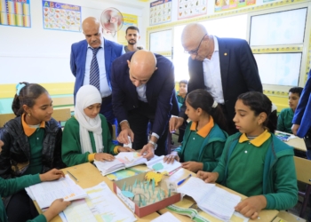 افتتاح أعمال تطوير مدرسة "الشهيد غانم شبانة الابتدائية" بشمال سيناء