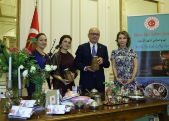 الاحتفال باليوم العالمي للقهوة التركية بحفل استقبال أقيم في السفارة التركية بالقاهرة
