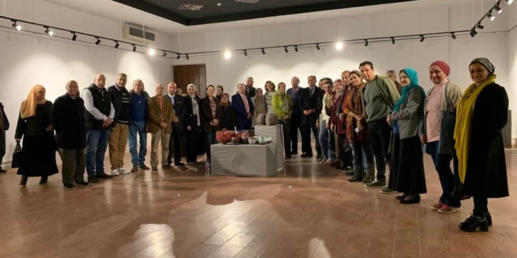 افتتاح معرض رائد فن الخزف