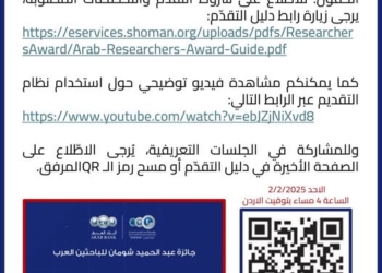 فتح باب الترشح لجائزة عبد الحميد شومان