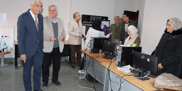 رئيس جامعة المنوفية يتفقد كلية الحاسبات والمعلومات والموقع العام للمجمع النظري