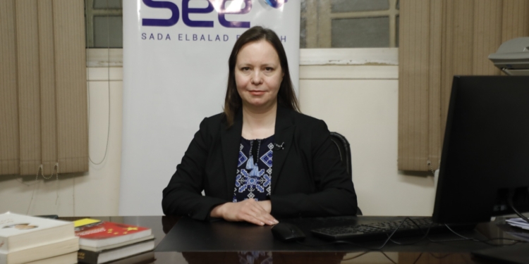 المترجمة والباحثة الأوكرانية أولينا خوميتسكا لــ صدى البلد: "بالرغم من ظروف الحرب .. حركة الترجمة في بلدي قائمة ومستمرة"