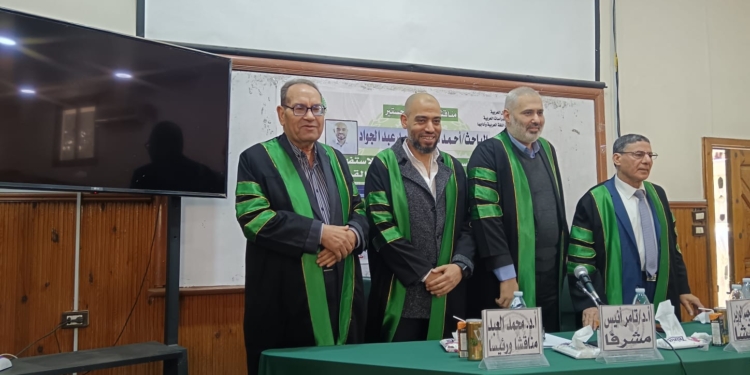 مناقشة رسالة ماجستير للباحث أحمد عبد الجواد بعنوان بلاغة الخطاب الإعلامي في القرآن الكريم