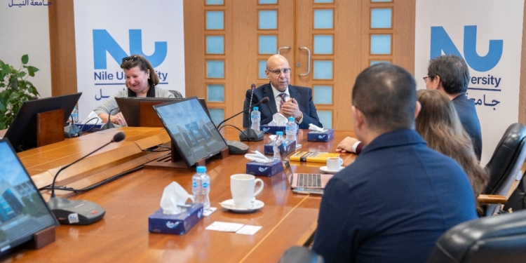 جامعة النيل تستقبل وفدًا من Peking University لبحث التعاون الأكاديمي