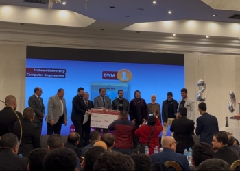 فريق بكلية الهندسة بحلوان يفوز بالمركز الأول في مسابقة Port Said Engineering Day
