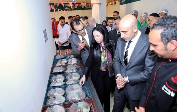 وزيرا التضامن الاجتماعي والتربية والتعليم يزوران مقر بنك الطعام المصري