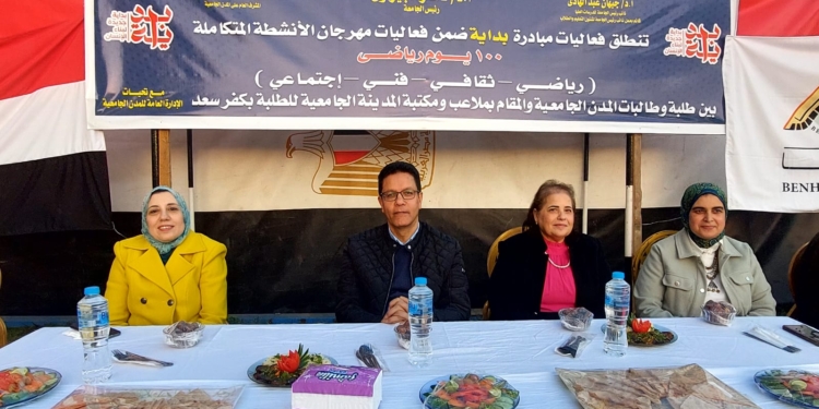 رئيس جامعة بنها يشارك طلاب المدن الجامعية حفل إفطار رمضان
