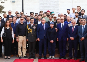 أقيمت في مقابر الشهداء الأتراك بالقاهرة احتفالية بمناسبة الذكرى الـ 110 ليوم الشهداء (18 مارس)