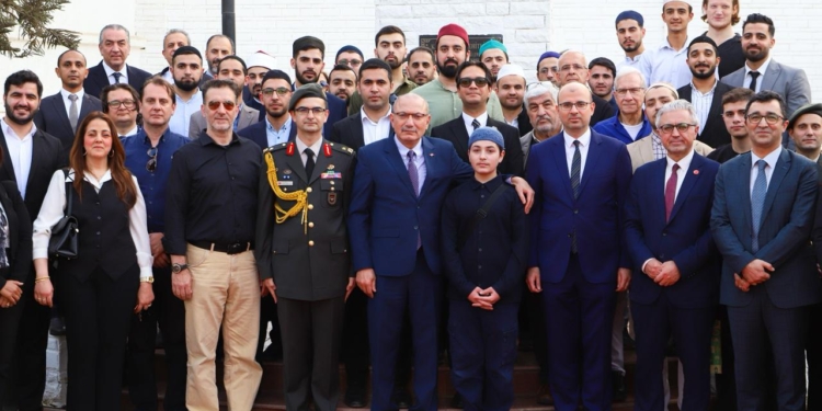 أقيمت في مقابر الشهداء الأتراك بالقاهرة احتفالية بمناسبة الذكرى الـ 110 ليوم الشهداء (18 مارس)