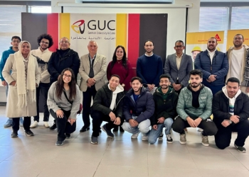 تدريب عملي لطلاب برنامج الهندسة المدنية بالجامعة الألمانية في مجال كيماويات البناء