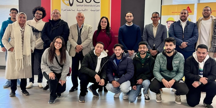 تدريب عملي لطلاب برنامج الهندسة المدنية بالجامعة الألمانية في مجال كيماويات البناء