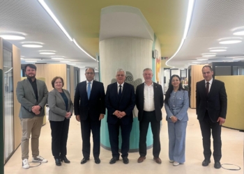 وزير التعليم العالي يبحث التعاون مع جامعة ڤي يو بي خلال زيارته لبروكسل