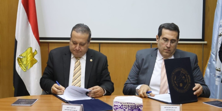 رئيسا الجودة والجامعة المصرية يوقعان بوتكول التعاون