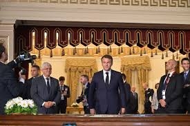 ماركرون فى رحاب جامعة القاهرة