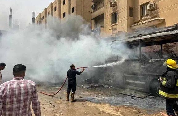 حريق "غامض" قرب مدرسة كبرى يثير الجدل.. وبيان رسمي يكشف الحقيقة