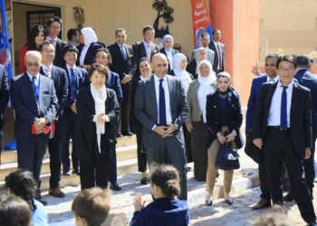 المدرسة المصرية اليابانية بحدائق أكتوبر تستقبل وزيري التعليم بمصر واليابان