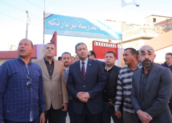 محافظ دمياط يزور مدرسة أولاد حمام الإعدادية بعد تداول فيديو اقتحامها