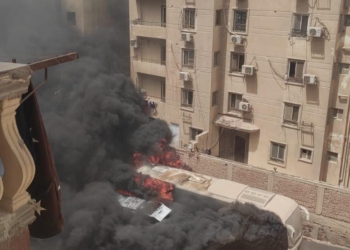 حريق أتوبيس مدرسة الحسام الدولية.. الحماية المدنية تسيطر وبيان يوضح الملابسات