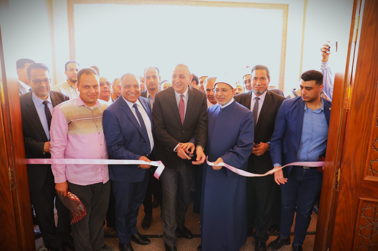 رئيس جامعة الأزهر ومحافظ الغربية يفتتحان مسجد رياض الجنة2 بحرم الجامعة بطنطا