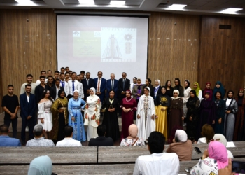 هوية عرض يعكس قدرات ابداعية لطلبة حلوان التكنولوجية