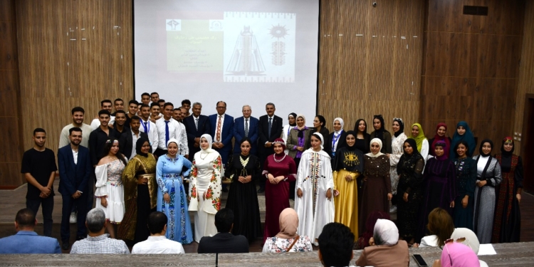 هوية عرض يعكس قدرات ابداعية لطلبة حلوان التكنولوجية