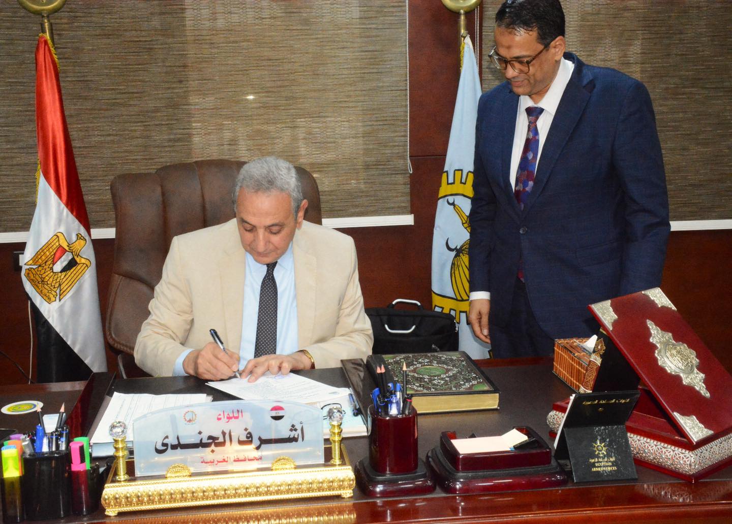 محافظ الغربية يخفض الحد الأدنى للقبول بالأول الثانوي لـ225 درجة